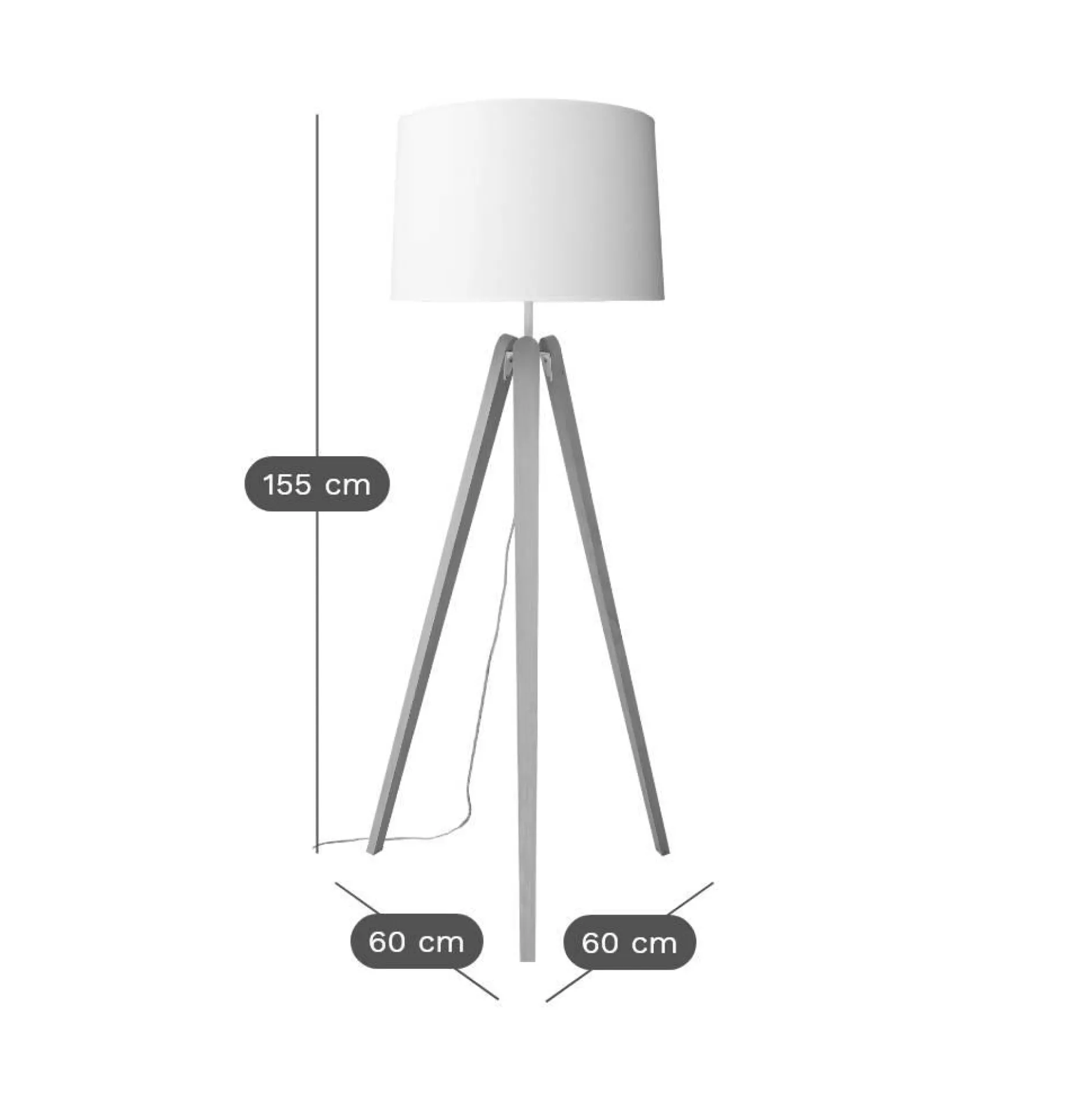 Lampadaires>Camif ALUMINOR Lampadaire Essence - Blanc