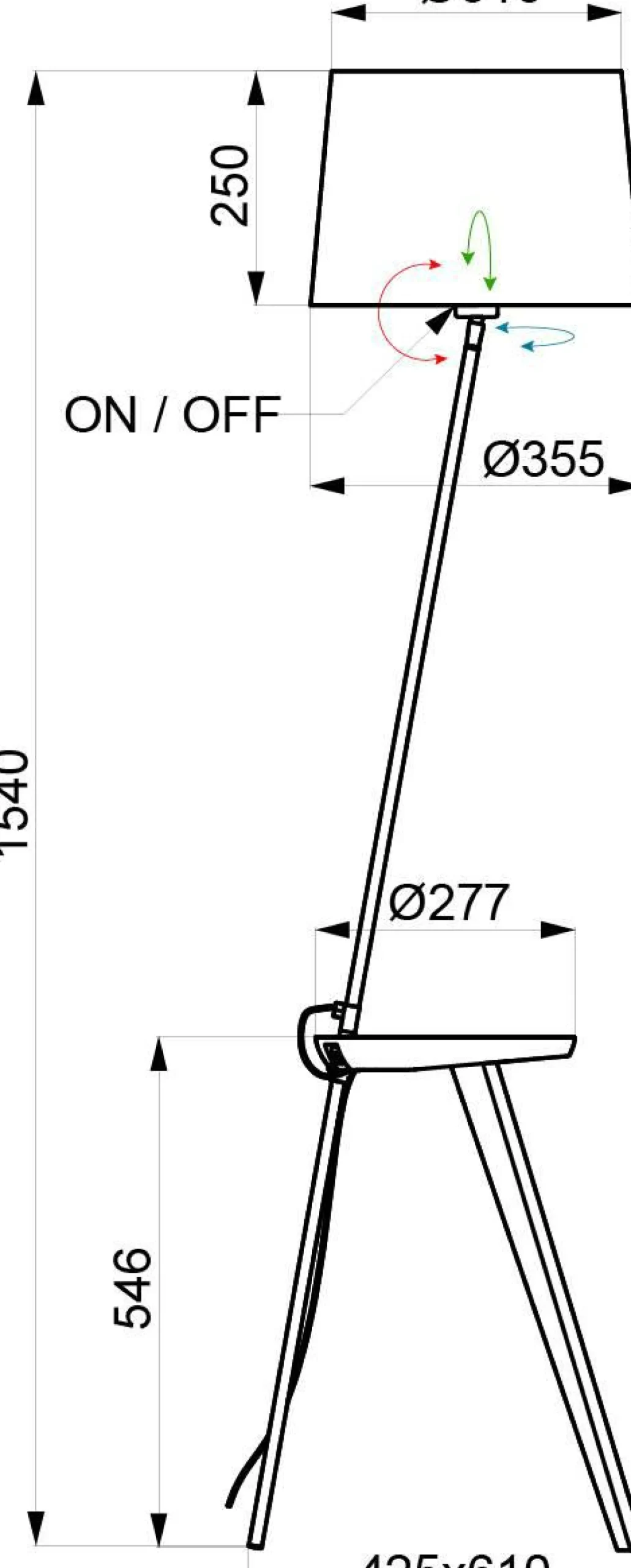 Lampadaires>Camif ALUMINOR Lampadaire Trio 2 - Gris