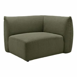 Canapés Modulables>Camif Angle droit pour canapé modulable tissu Pixel - Vert Mousse