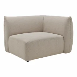 Canapés Modulables>Camif Angle droit pour canapé modulable tissu Pixel - Naturel