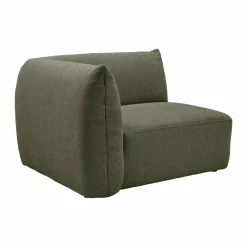 Canapés Modulables>Camif Angle gauche pour canapé modulable tissu Pixel - Vert Mousse