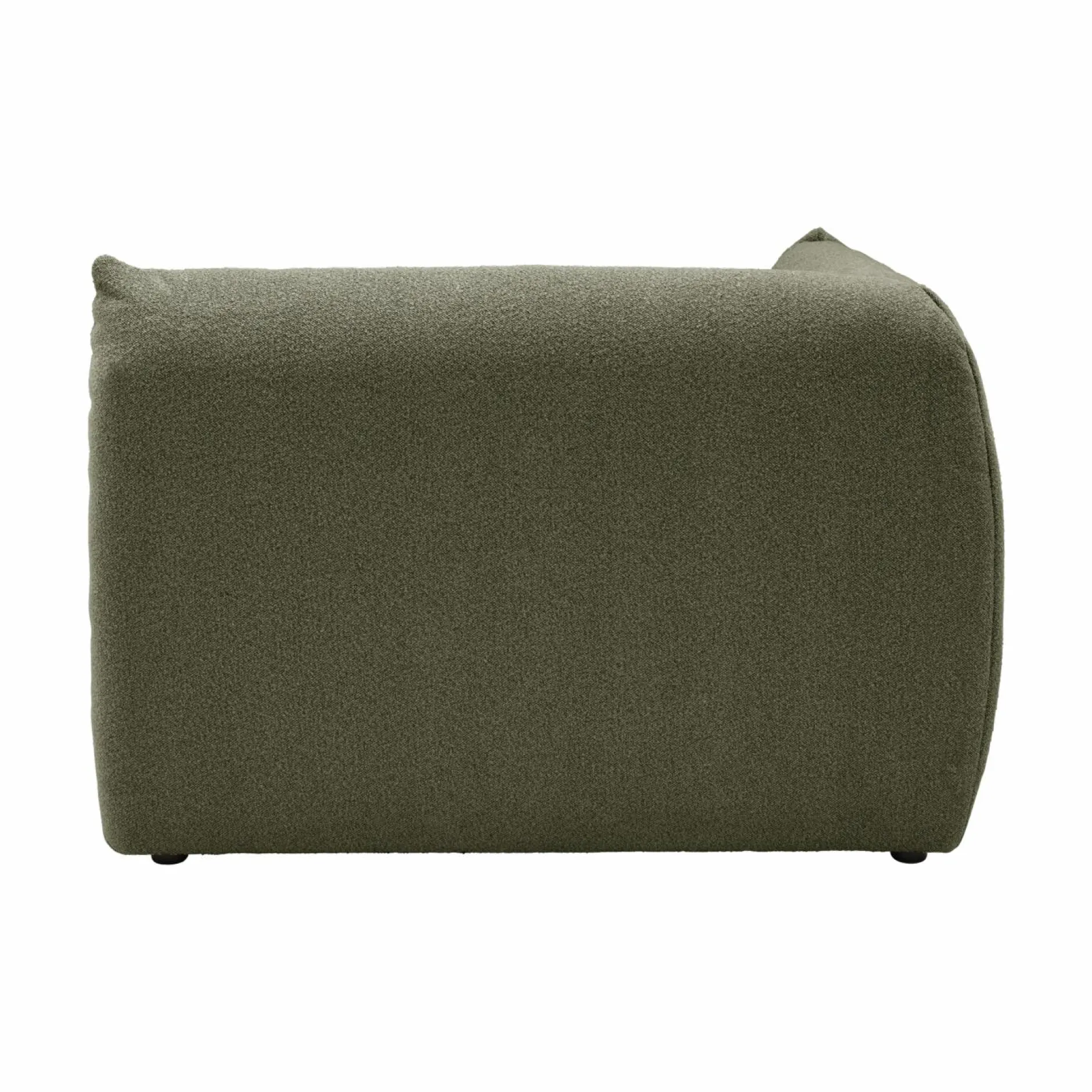 Canapés Modulables>Camif Angle gauche pour canapé modulable tissu Pixel - Vert Mousse