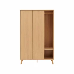 Armoires|Armoires Et Dressing>Camif Armoire 2 portes bois Atia