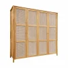 Armoires|Armoires Et Dressing>Camif Armoire chêne massif 4 portes Capucine