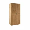 Armoires|Armoires Et Dressing>Camif Armoire chêne massif 2 portes Conor