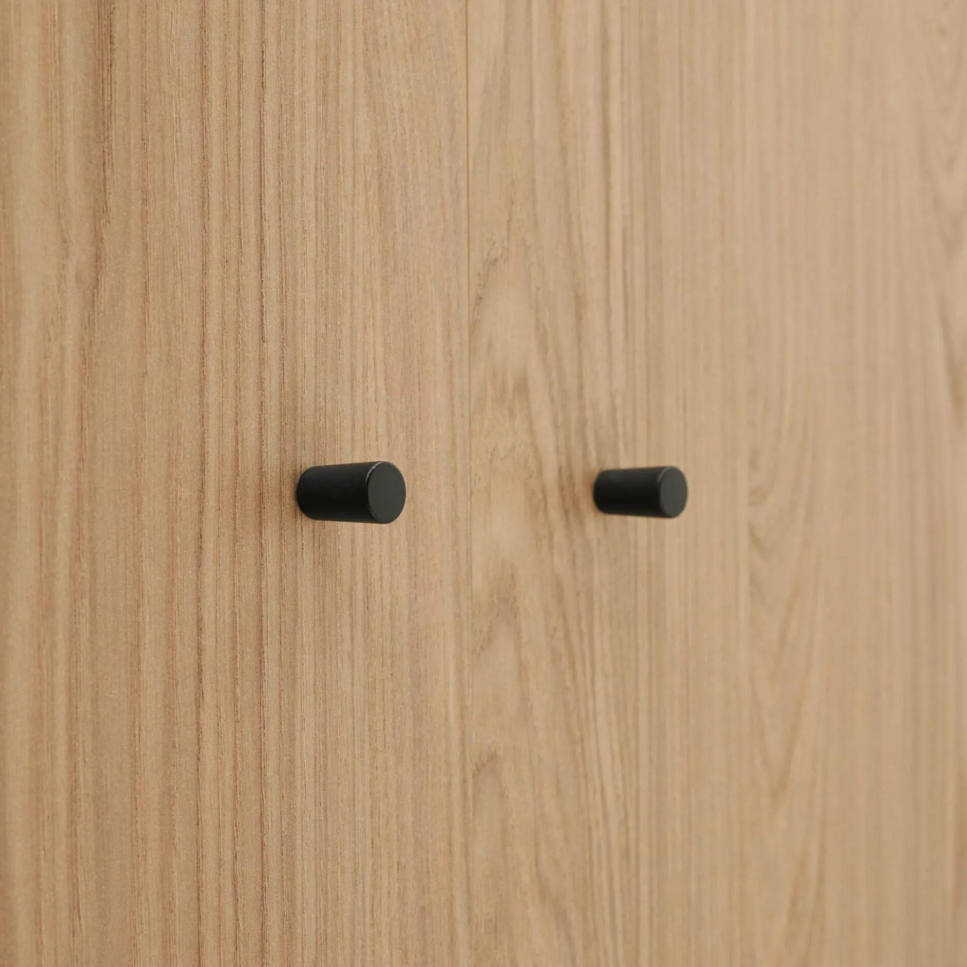 Armoires|Armoires Et Dressing>Camif Armoire décor bois 2 portes 2 tiroirs Simon