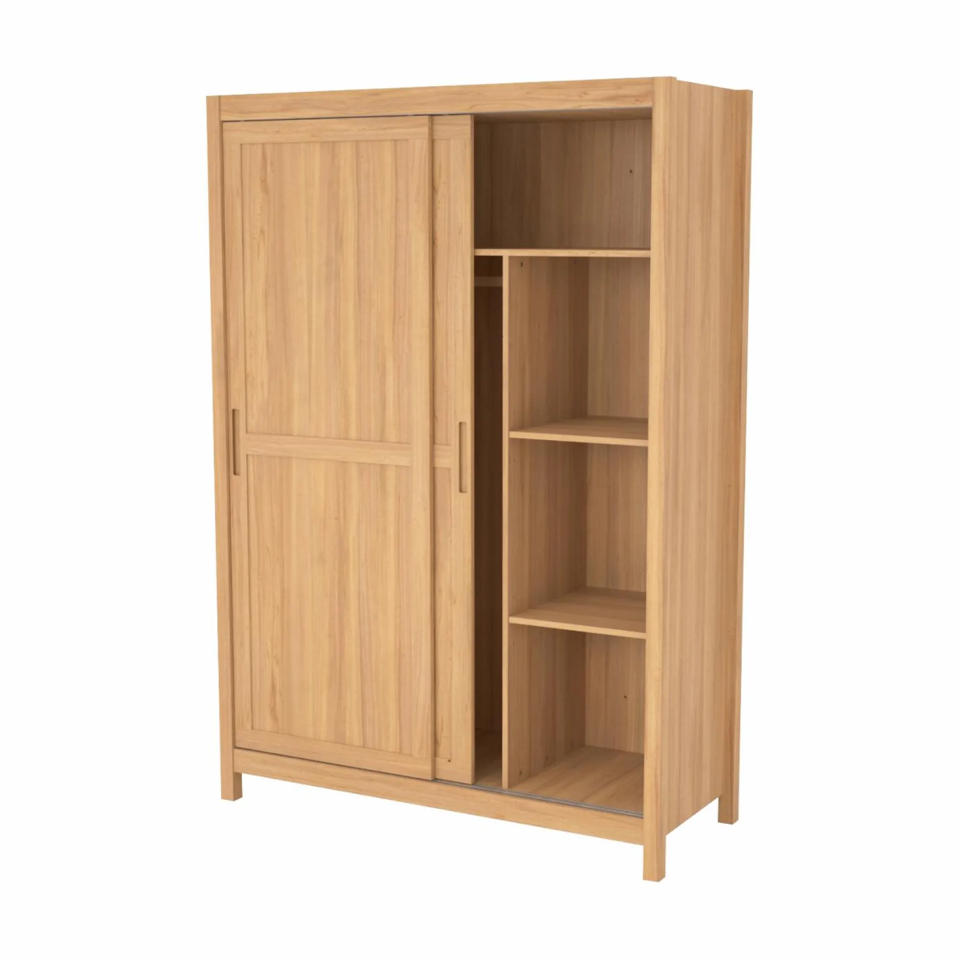 Armoires|Armoires Et Dressing>Camif Armoire en bois 2 portes Luminescence