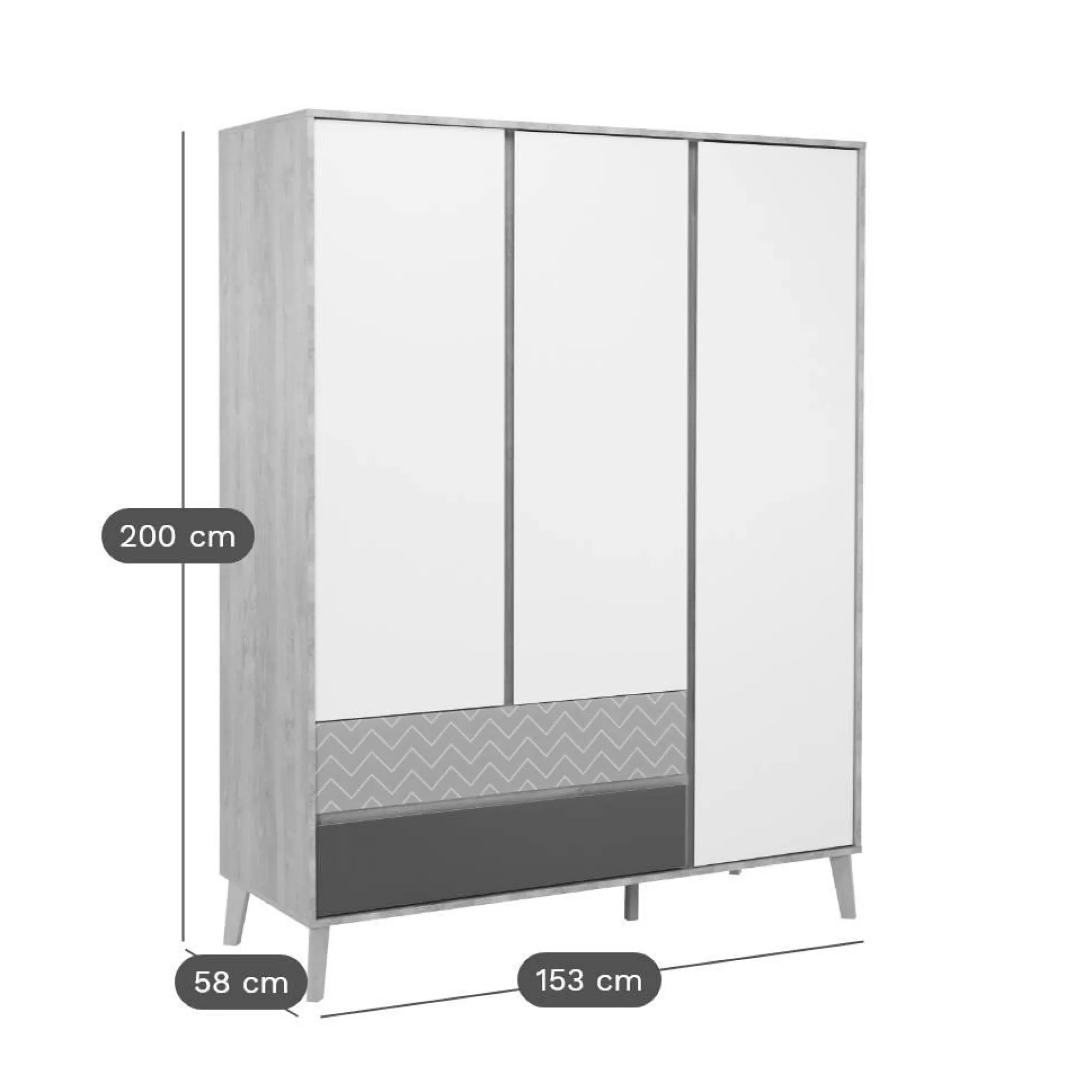 Armoires Enfant|Chambres Enfant>Camif Armoire Galaxy