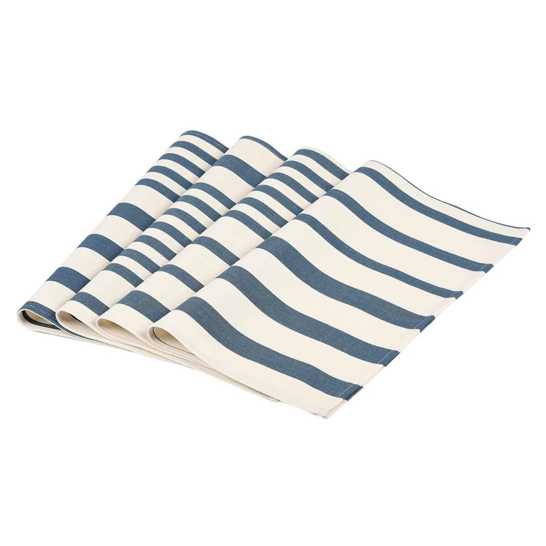 Serviettes De Table|Serviettes De Table>Camif ARTIGA Lot de 4 serviettes coton Adour - Bleu