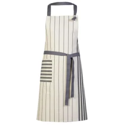 Tabliers|Tabliers>Camif ARTIGA Tablier réglable Sauvelade Ecru - Rayures 1