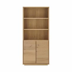 Bibliothèques>Camif Bibliothèque bois 2 portes Albin