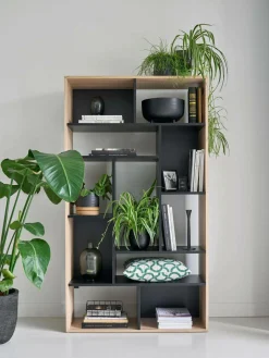 Bibliothèques>Camif Bibliothèque Séoul - Chêne/Noir