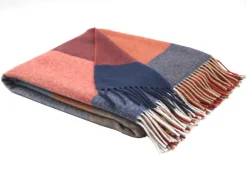 Plaids|Plaids>Camif BIEDERLACK Plaid laine et cachemire Clarence, carreaux - 130 x 170 cm