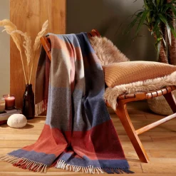 Plaids|Plaids>Camif BIEDERLACK Plaid laine et cachemire Clarence, carreaux - 130 x 170 cm