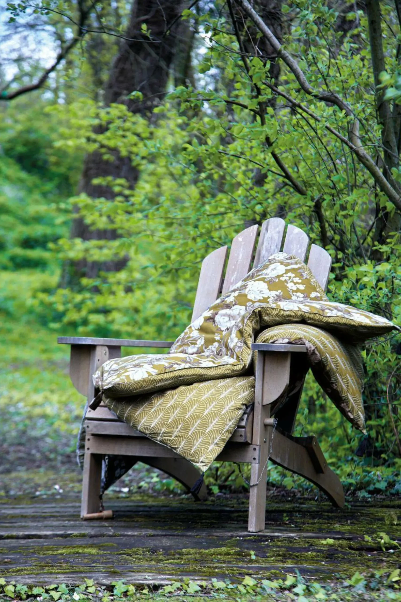 Couvre-Lits>Camif BLANC DES VOSGES Courtepointe satin Impérial - - 110 x 180 cm Olive