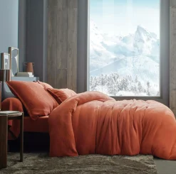 Draps>Camif BLANC DES VOSGES Drap gaze de coton Cosy - - 240 x 300 cm Tomette