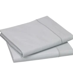 Draps>Camif BLANC DES VOSGES Drap Percale Easy - - 180 x 290 cm Platine