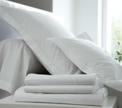 Draps>Camif DES VOSGES Drap Percale Easy - - 180 x 290 cm Blanc