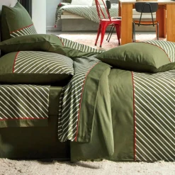 Draps>Camif BLANC DES VOSGES Drap plat Iconic - - 240 x 300 cm Mousse