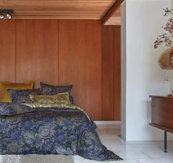 Draps>Camif BLANC DES VOSGES Drap satin Elixir - - 180 x 290 cm Indigo