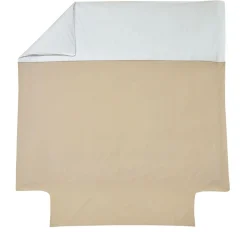 Housses De Couette>Camif BLANC DES VOSGES Housse de couette bicolore percale, Duo - - 260 x 240 cm Chanvre