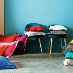 Housses De Couette>Camif BLANC DES VOSGES Housse de couette Coton - - 200 x 200 cm Ficelle