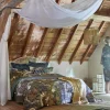 Housses De Couette>Camif BLANC DES VOSGES Housse de couette satin de coton Jardins de Babylone - 140 x 200 cm