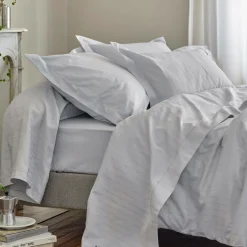 Housses De Couette>Camif DES VOSGES Housse de couette satin Divine - - 140 x 200 cm Blanc