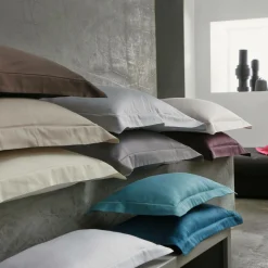 Housses De Couette>Camif DES VOSGES Housse de couette Satin - - 240 x 220 cm Blanc