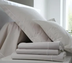Taies D'Oreiller|Housses De Couette>Camif BLANC DES VOSGES Taie d'oreiller Percale Easy - - Taie d'oreiller 50 x 73 cm Lin