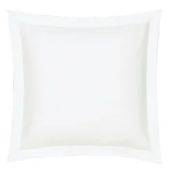 Taies D'Oreiller>Camif DES VOSGES Taie d'oreiller Percale Easy - - Taie d'oreiller 65 x 65 cm Blanc