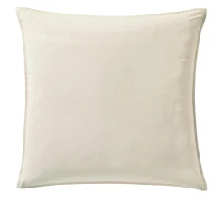 Taies D'Oreiller>Camif BLANC DES VOSGES Taie d'oreiller percale lavée Bohème - - Taie d'oreiller 65 x 65 cm Crème