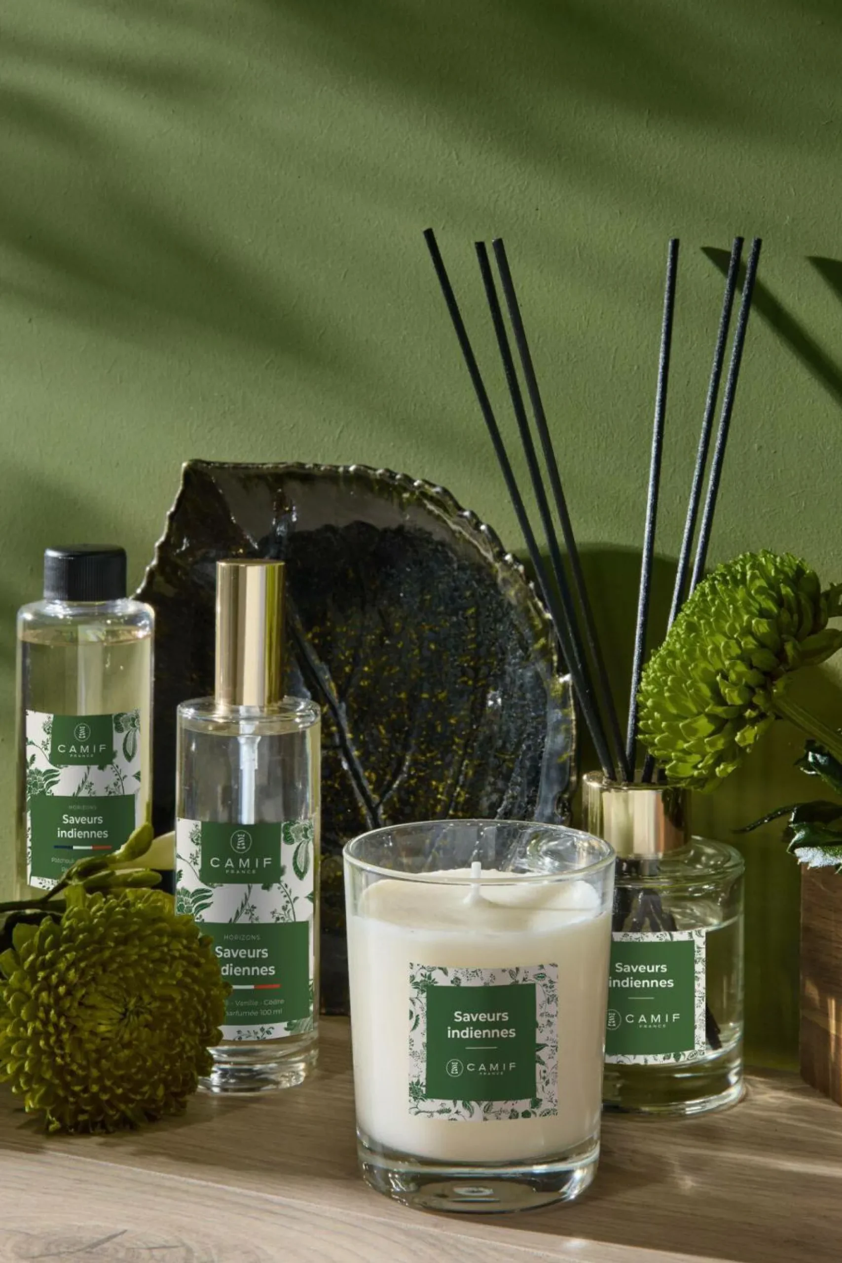 Bougies>Camif Bougie parfumée Saveurs indiennes