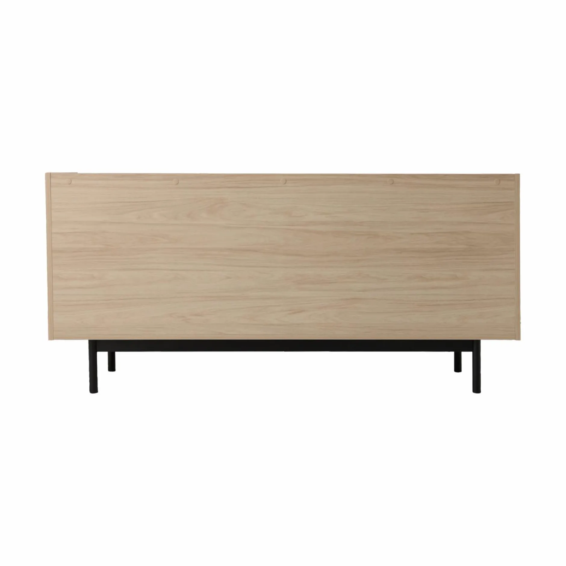 Buffets>Camif Buffet décor bois pieds métal 3 portes Mila