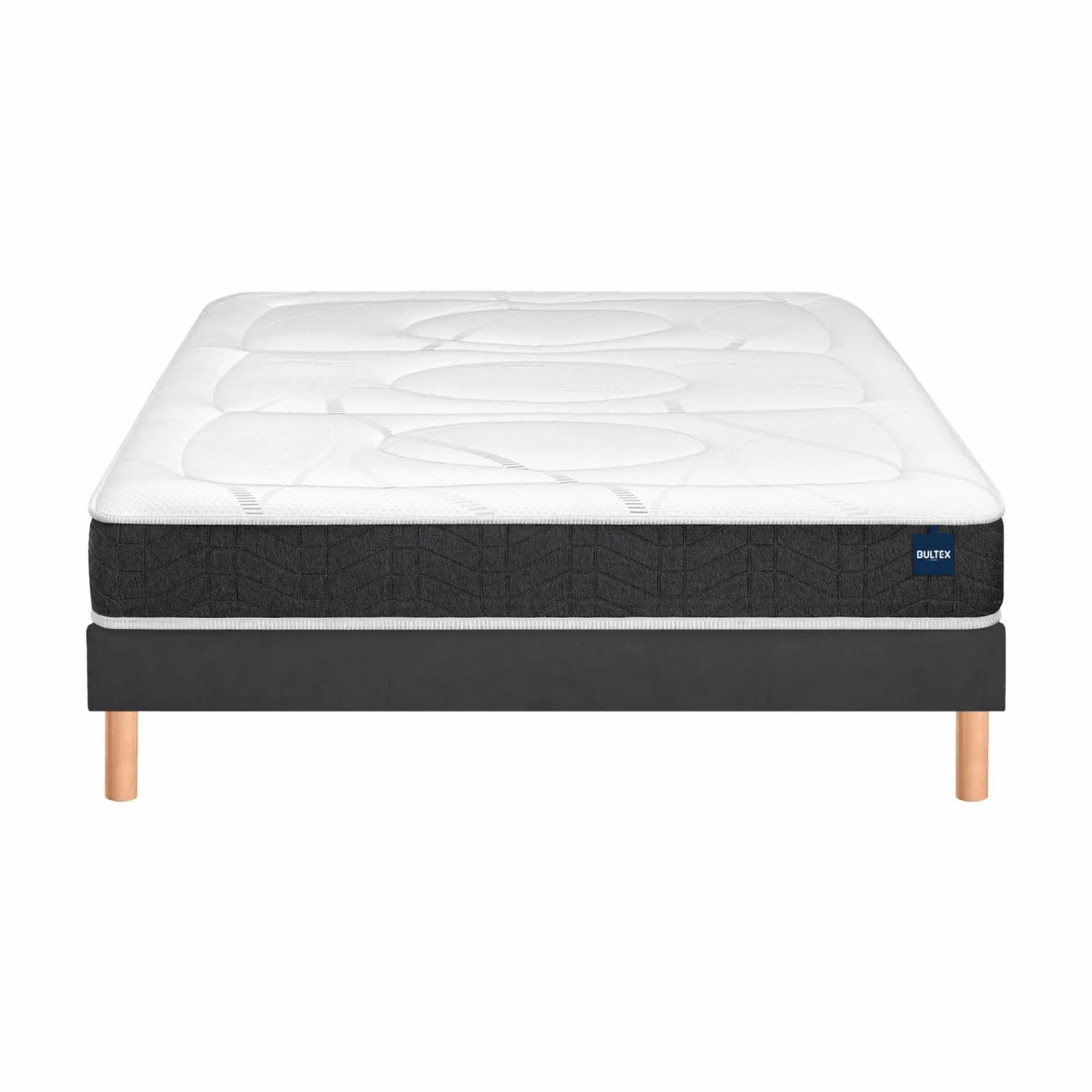 Ensembles 90 X 190 Cm|Ensembles 140 X 190 Cm>Camif BULTEX Ensemble matelas et sommier Essential - 140 x 200 cm