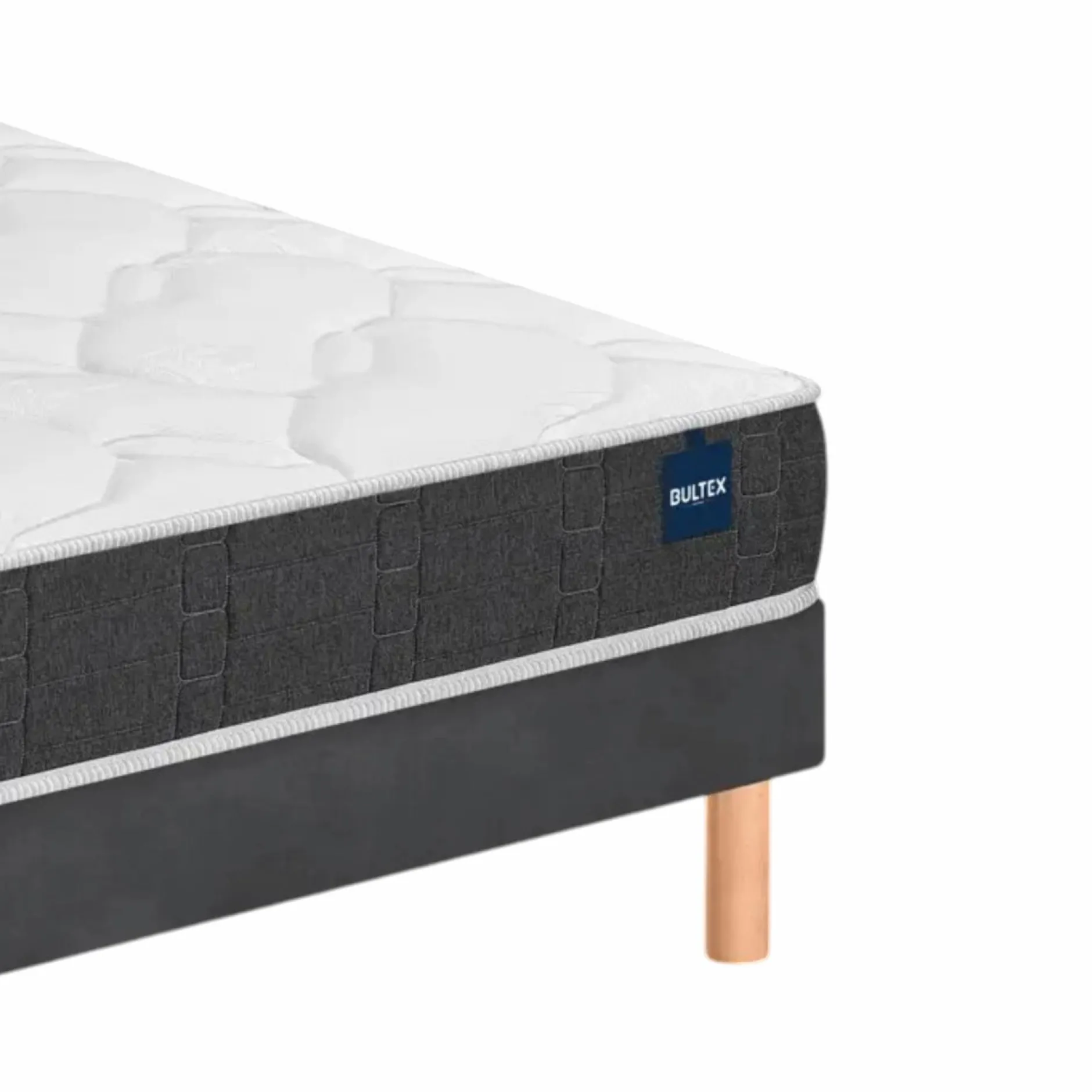 Ensembles 90 X 190 Cm|Ensembles 140 X 190 Cm>Camif BULTEX Ensemble matelas et sommier Essential - 140 x 200 cm