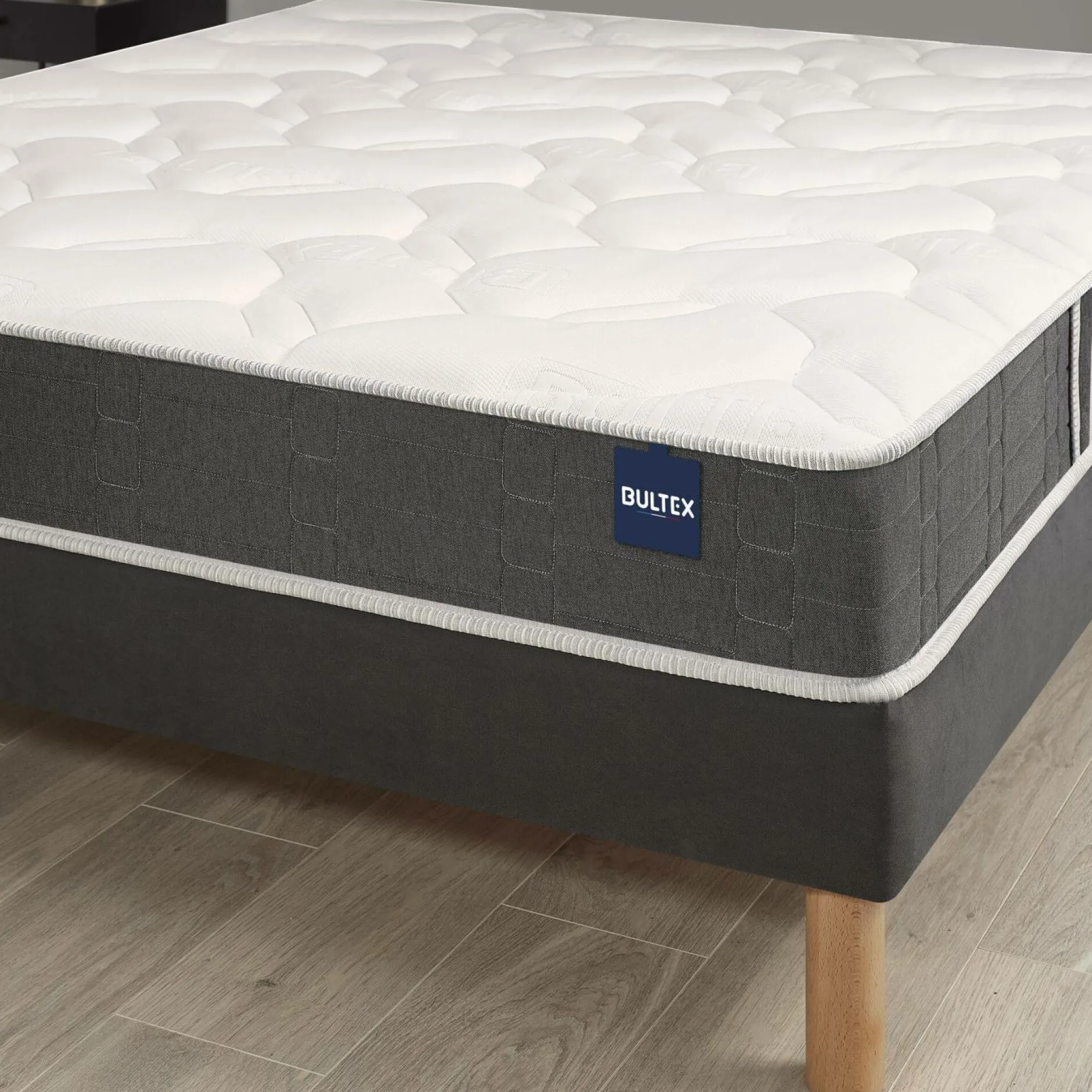Ensembles 90 X 190 Cm|Ensembles 140 X 190 Cm>Camif BULTEX Ensemble matelas et sommier Essential - 140 x 200 cm
