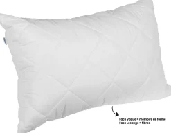 Oreillers|Oreillers>Camif BULTEX Oreiller Confort 2 en 1