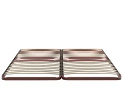 Sommiers 90 X 190 Cm|Sommiers 140 X 190 Cm>Camif BULTEX Sommier cadre métal à lattes 5 zones 4 cm Morpho - 2 x 80 x 200 cm