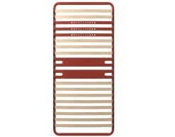 Sommiers 90 X 190 Cm|Sommiers 140 X 190 Cm>Camif BULTEX Sommier cadre métal à lattes 5 zones 4 cm Morpho - 90 x 200 cm