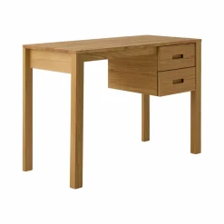 Bureaux>Camif Bureau chêne massif 2 tiroirs Luminescence