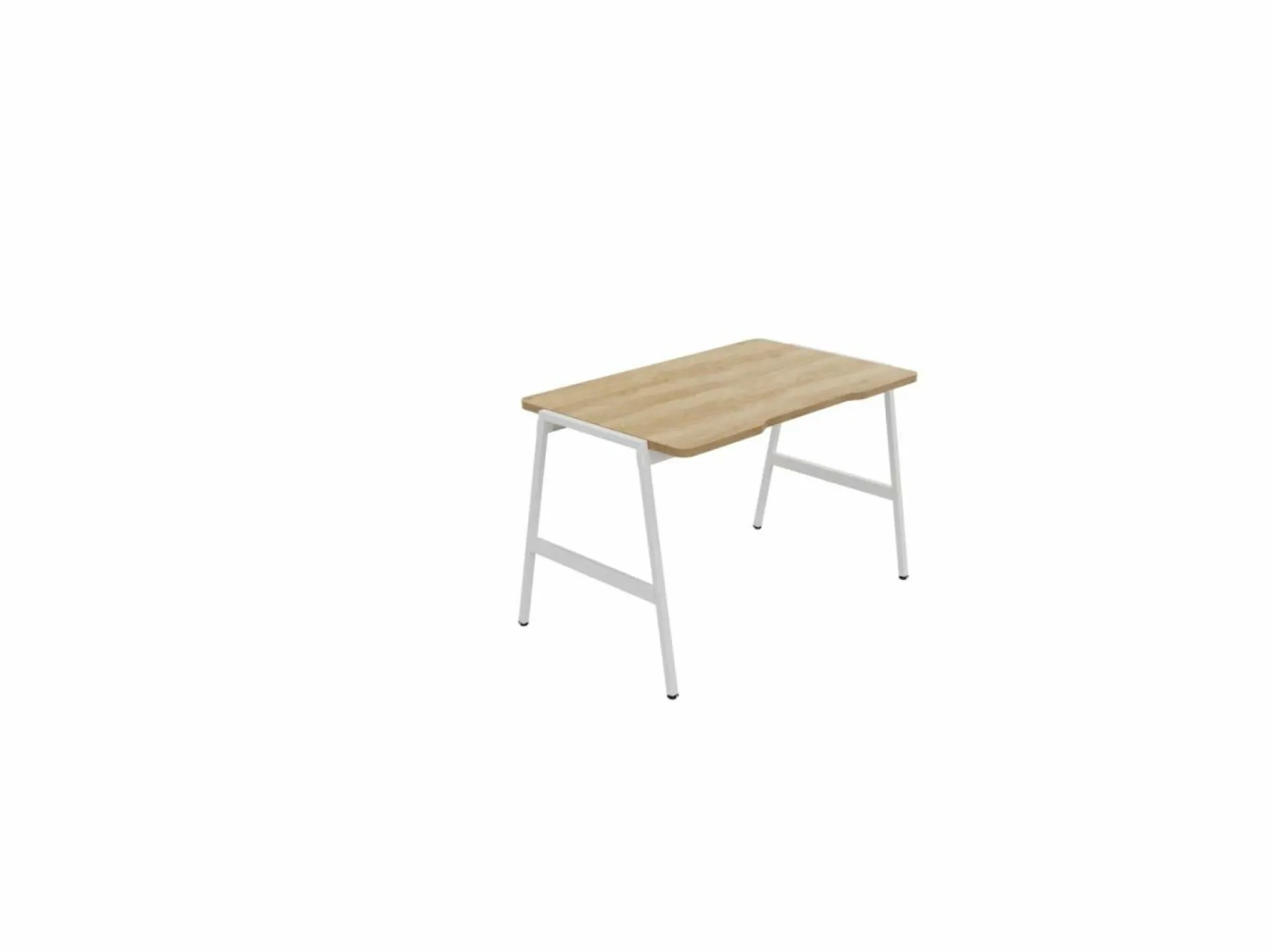 Bureaux>Camif BURONOMIC Bureau Alto - - 120 x 70 cm Décor Chêne / Pieds Blancs