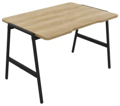 Bureaux>Camif BURONOMIC Bureau Alto - - 120 x 80 cm Décor Chêne / Pieds Noirs