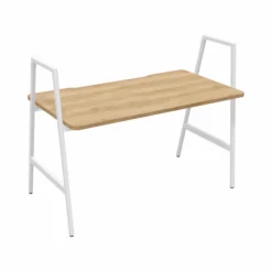 Bureaux>Camif BURONOMIC Bureau Alto pieds hauts - - 140 x 70 cm Décor Chêne / Pieds Blancs