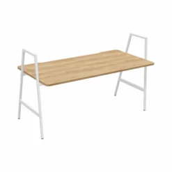 Bureaux>Camif BURONOMIC Bureau Alto pieds hauts - - 180 x 80 cm Décor Chêne / Pieds Blancs