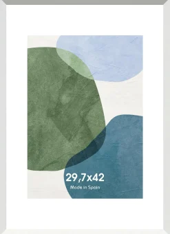 Cadres>Camif Cadre photo Gaidic - - A3 Blanc et bois argent