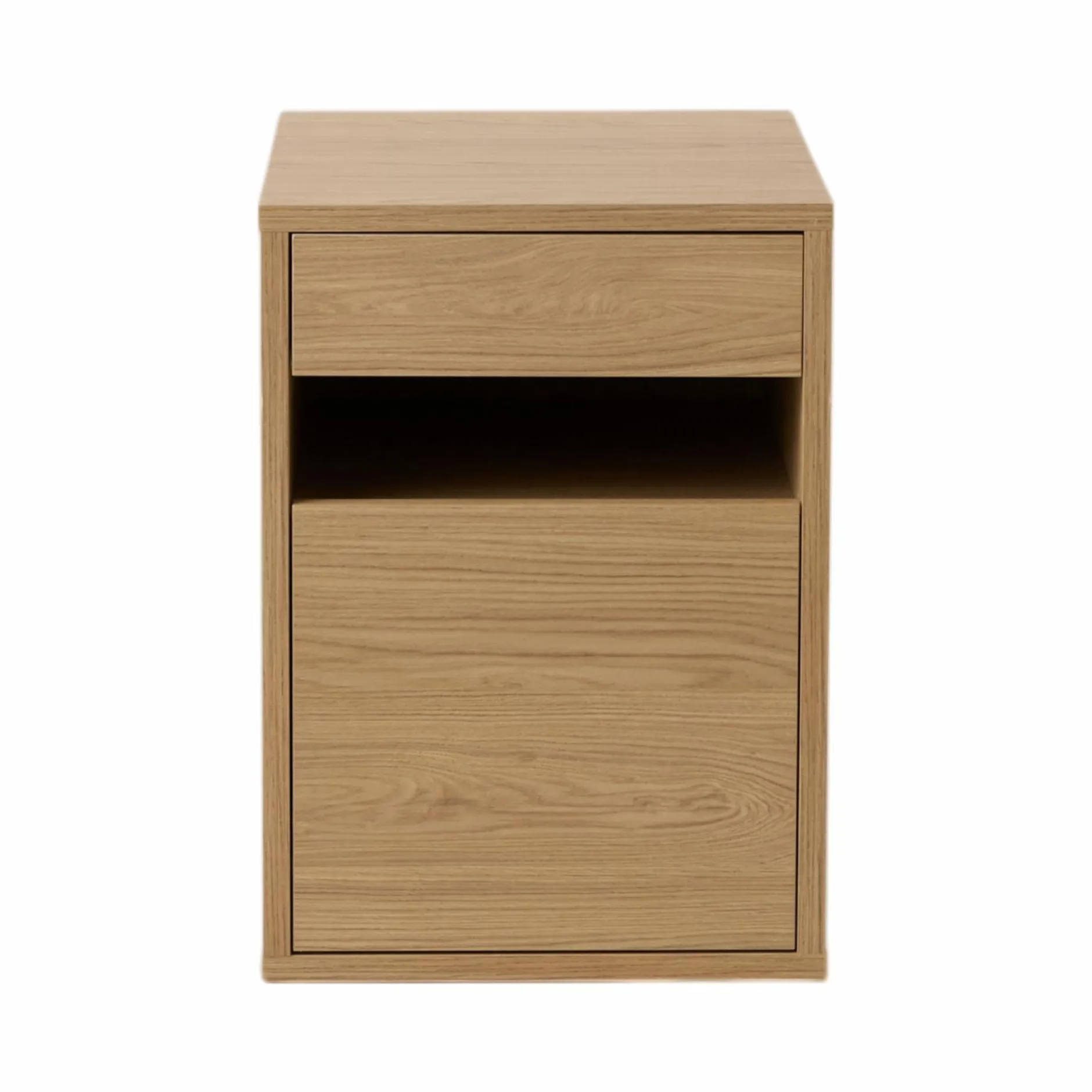 Meubles De Rangement Bureau|Meubles De Rangement Bureau>Camif Caisson de bureau décor bois 1 tiroir 1 porte Simon