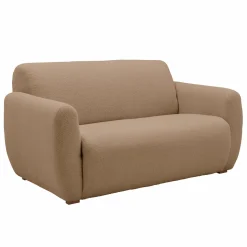 Canapés Droits|Canapés Fixes>Camif Canapé bouclette Ome - - 2 places Beige