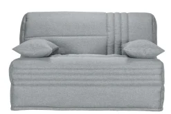 Bz>Camif Canapé BZ tissu matelas 15 cm Genay - Gris Clair