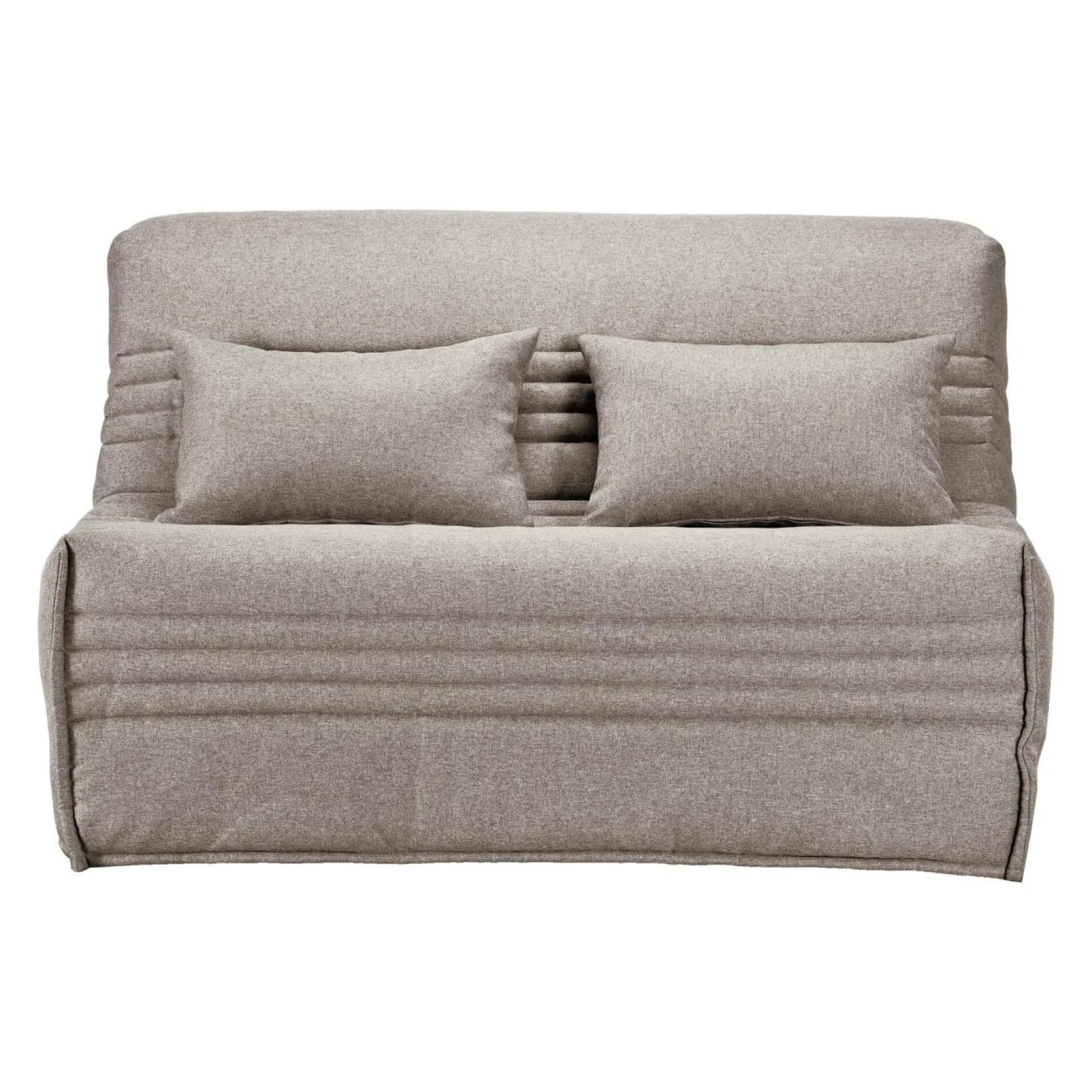 Bz>Camif Canapé BZ tissu matelas 15 cm Guidel - - 160 x 200 cm Taupe